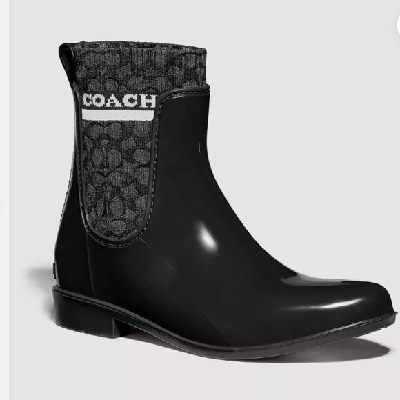 Coach Rivington Rain Bootie size 6 - Picture 1 of 9